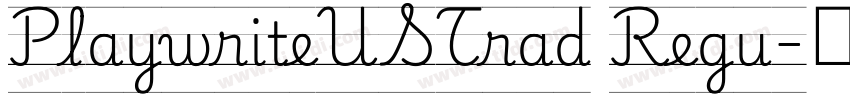 PlaywriteUSTrad Regu字体转换